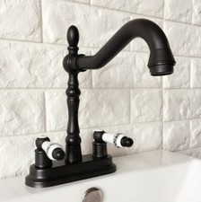 Oil Rubbed Brass 2 Hole Centerset Kitchen Mixer Tap Bathroom Sink Faucet 2hg078