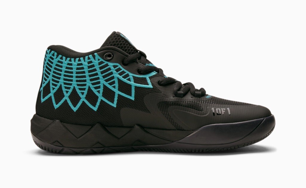 Melo 1 ブラック バスケットボールシューズ PUMA x LAMELO BALL MB.01 Rare Reserve Stripes Men's