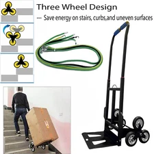 Climb Hand Truck Dolly Portable All Terrain Stair Stair Climbing Folding Cart