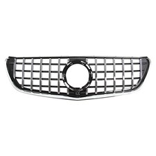 für Mercedes GT LOOK Grill V-KLASSE W447 AMG Line ab 2019 CHROM Kühlergrill
