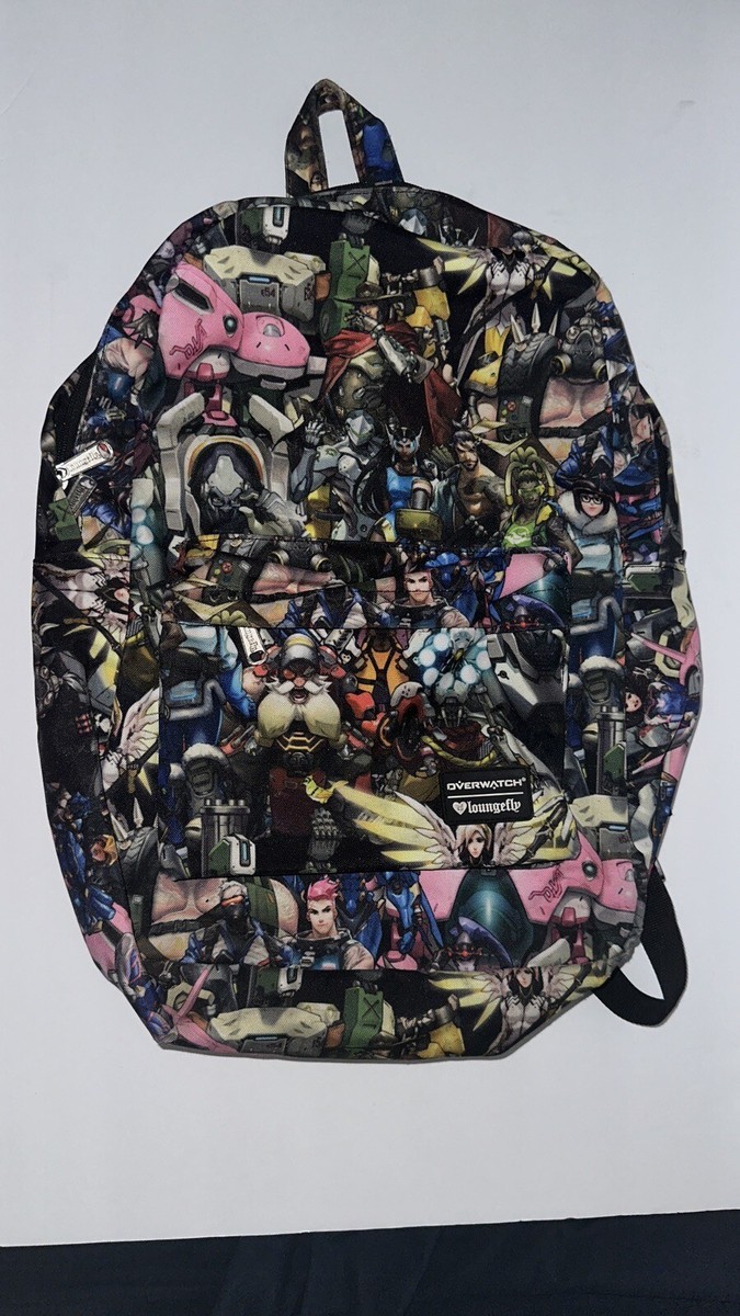 LOUNGEFLY OVERWATCH Characters FULL SIZE BACKPACK & OVERWATCH BiFold WALLET! NWT Loungefly Overwatch D.Va Nano Cola Mini Backpack - 2019  main image 2