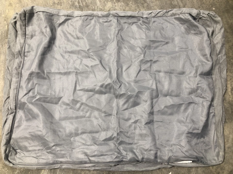 Плюшевый и замшевый ортопедический диван-кровать для питомца FurHaven 27 x 36 дюймов большой, серый - Изображение 3 из 4