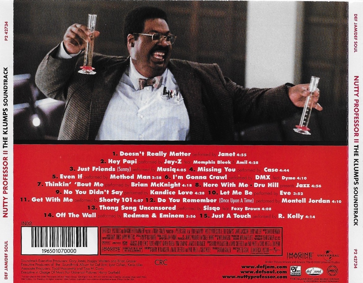 洋楽 NUTTY PROFESSOR 2 THE KLUMPS SOUNDTRACK Nutty Professor II: The Klumps [PA] by Original Soundtrack