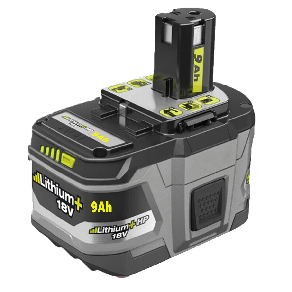 18V 9.0Ah Lithium Battery For Ryobi P108 One Plus RB18L40 RB18L50