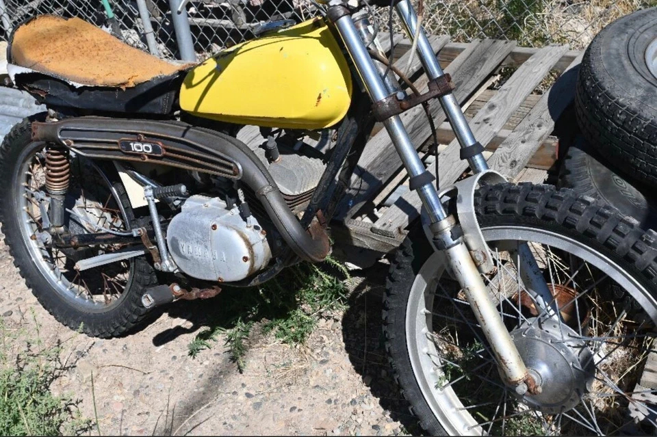 1972 YAMAHA LT2 100 REAR BRAKE ROD BAR 248-27231-00-00 SHAFT YZ MX 125 AT1 CT1 - Image 4 of 4