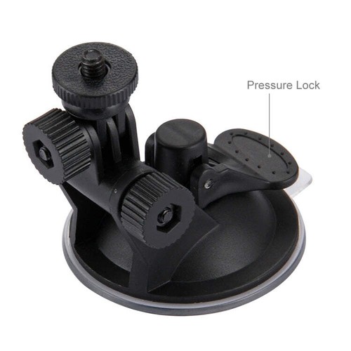 Support ventouse voiture PULUZ avec adaptateur trépied et sac de rangement pour GoPro & Action - Photo 3/12