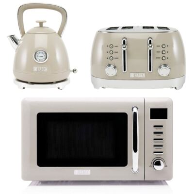 Haden Kettle, Toaster Microwave Set Slice, 800W