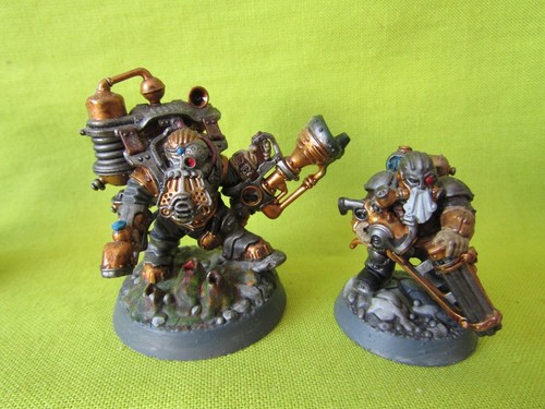 A3 WARHAMMER AOS KHARADRON OVERLORD ARMY - 4 X PAINTED MODELS - Picture 2 of 3