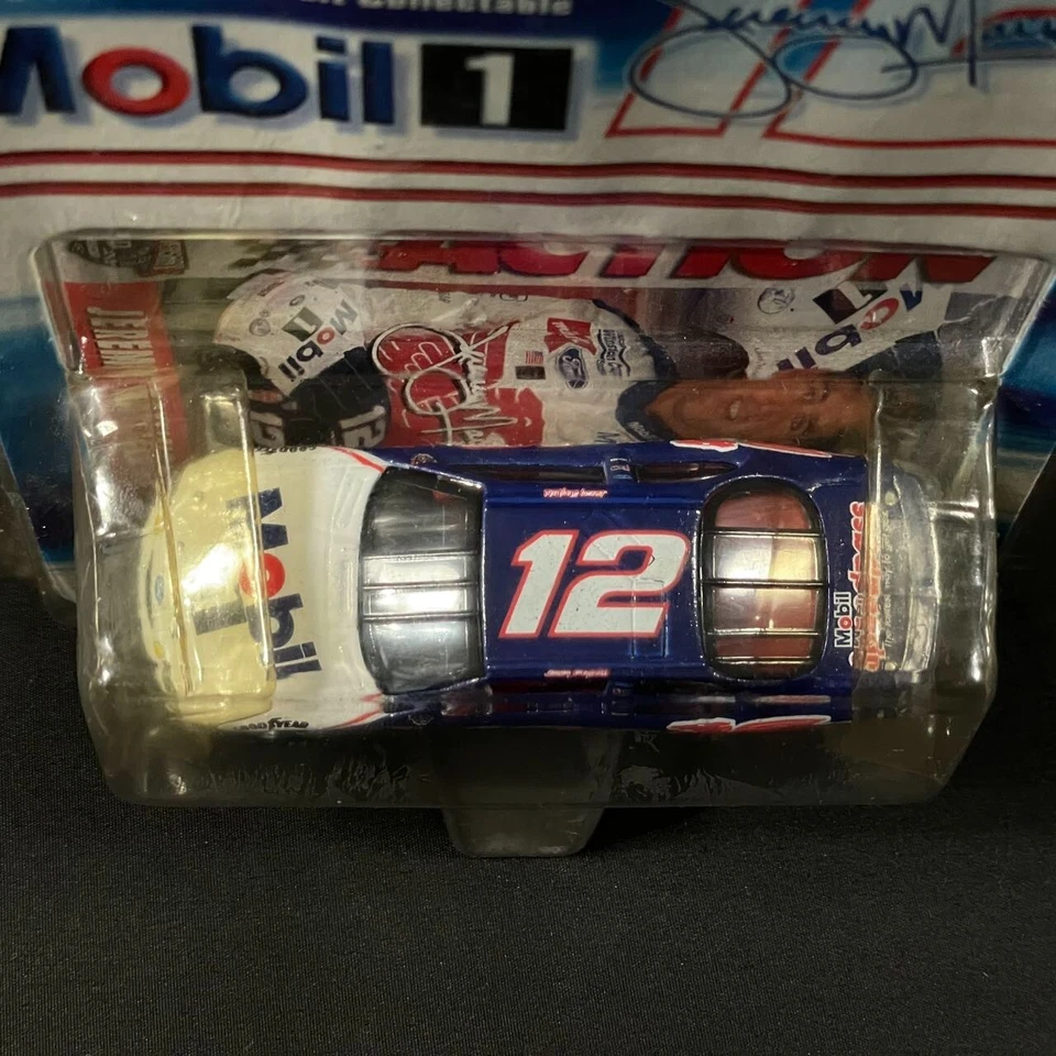 Action Jeremy Mayfield #12 Mobil 1 1998 Ford Taurus 1/64 Diecast Stock Car MOC - Image 3 of 4
