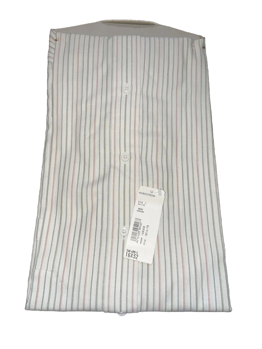 Nordstrom Vintage Button Down Plaid Shirt Men's - Size 16/32