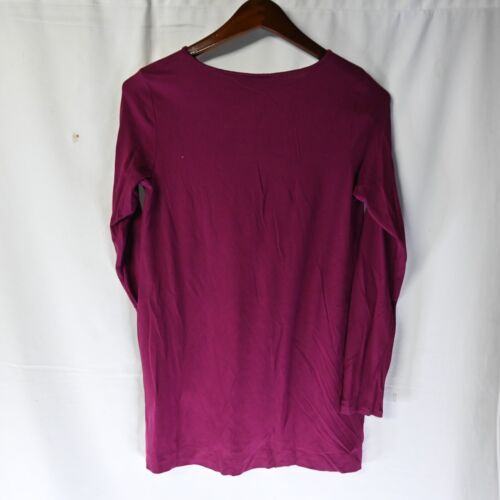 NEU J.Jill XS Pflaume Lila Wearever Collection L/S Bluse Top Shirt - Bild 6 von 6