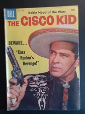 The Cisco Kid Dell Comics #37 Silver Age Western 1957 Painted Cover Movie hero