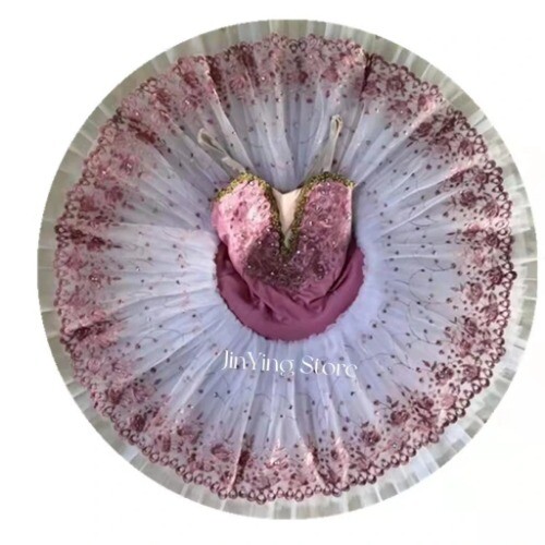 Adult Kids Classic Ballet Tutu Girls Swan Lake Pancake Tutu Ballerina Party - Bild 2 von 48