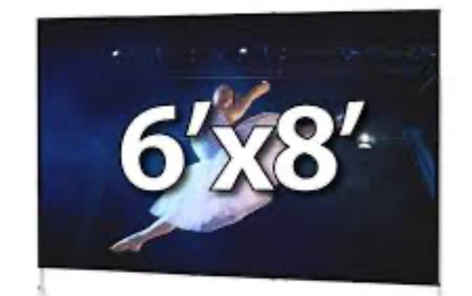 Pantalla 6x8 da lite proyección gris pliegue rápido pantalla solo 1999 Foto 2 de 4