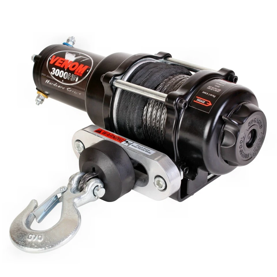 CABRESTANTE UTV VENOM 3000 LB POLARIS 2013-19 RANGER TAMAÑO COMPLETO 900 Y 1000 XP y tripulación Foto 2 de 4