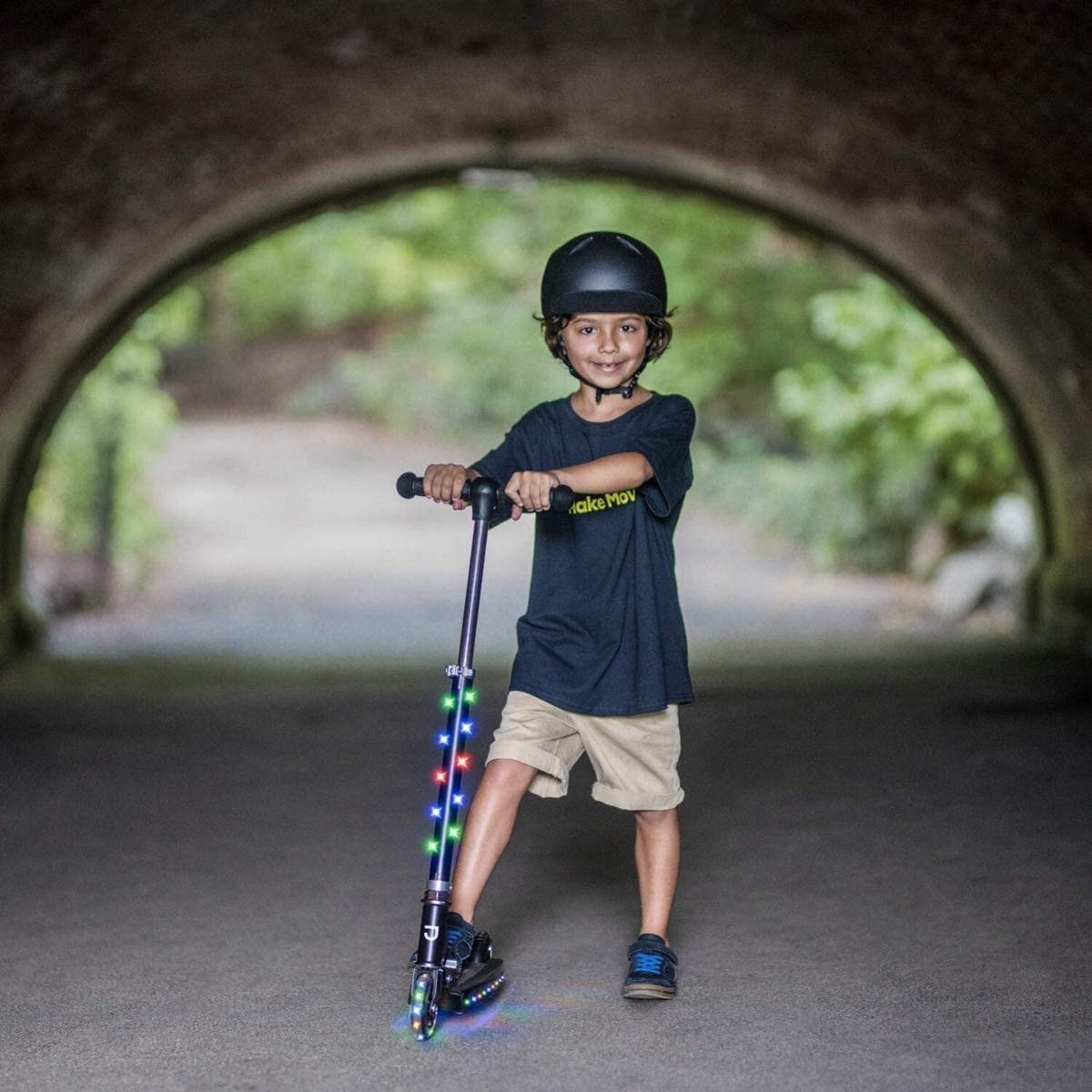 Patinete Infantil Plegable Con Ruedas LED Y Altura Ajustable | Para Niños De 37 A 60 Meses, Carga Máxima 50 Kg, Sistema De Inclinación