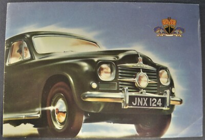 1951 Rover 75 Brochure Export Saloon Seventy Five Sedan Nice Original 51