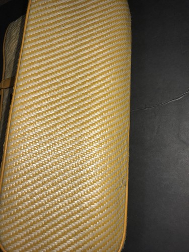 Marc by Marc Jacobs Metropolitote Yellow & White Straw Tote Bag - Picture 5 of 12