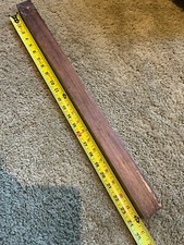 Madera de granadillo 24 pulgadas X 1,5 pulgadas cuadrada