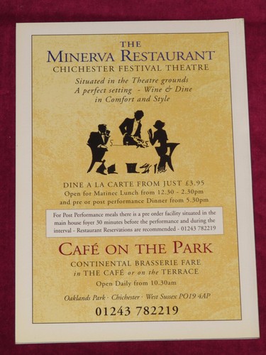  THE ADMIRABLE CRICHTON J M BARRIE IAN MCSHANE 1997 THEATRE PROGRAMME & TICKETS - Picture 2 of 4