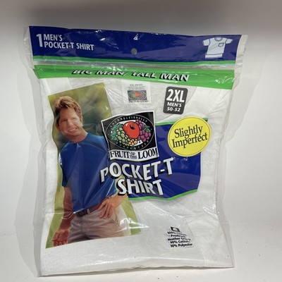 2XL Fruit Of The Loom Pocket-T Shirt | eBay