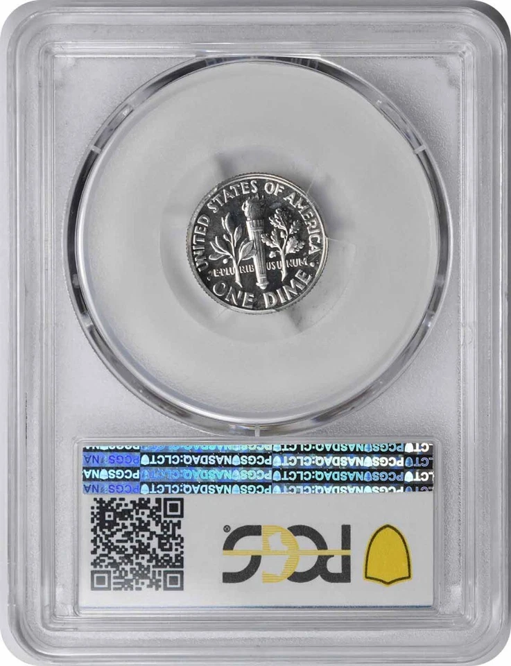 1960 Roosevelt Dime FS-103 DDO PRF66 PCGS - Image 2 of 2