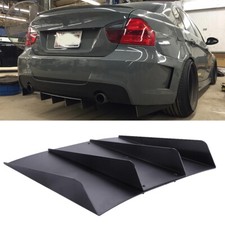 For 3 Series E90 E92 E93 E46 F30 Rear Diffuser 4 Fins Bumper Splitter Spoiler A+
