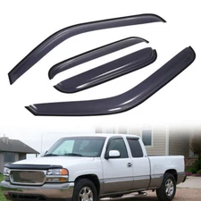 Somke Window Visors Fit For 1999-2006 Chevy Silverado/GMC Sierra Extended Cab