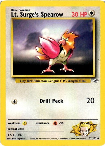 lt surge pokemon card value PSA 10 ⭐️ Pokemon Lt. Surge 17 Holo Gym Heroes Graded Card