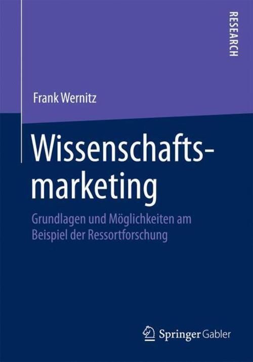 Thumbnail - Wissenschaftsmarketing Frank Wernitz Taschenbuch Paperback Xxiv