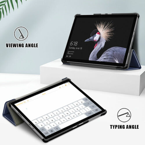 Folio Ultra Slim Leather Fold Stand Case Cover For Microsoft Surface Go 2 3 4 - Picture 22 of 40