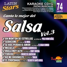 Karaoke Latin Stars 74 Salsa Vol. 3