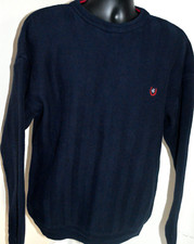 VINTAGE Chaps Ralph Lauren Crew Neck Sweater Mens XL Navy Pullover RL on Chest