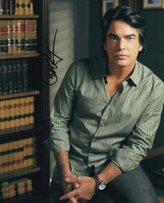 PETER GALLAGHER signed autograph 20x25cm THE OC in person autograph COA