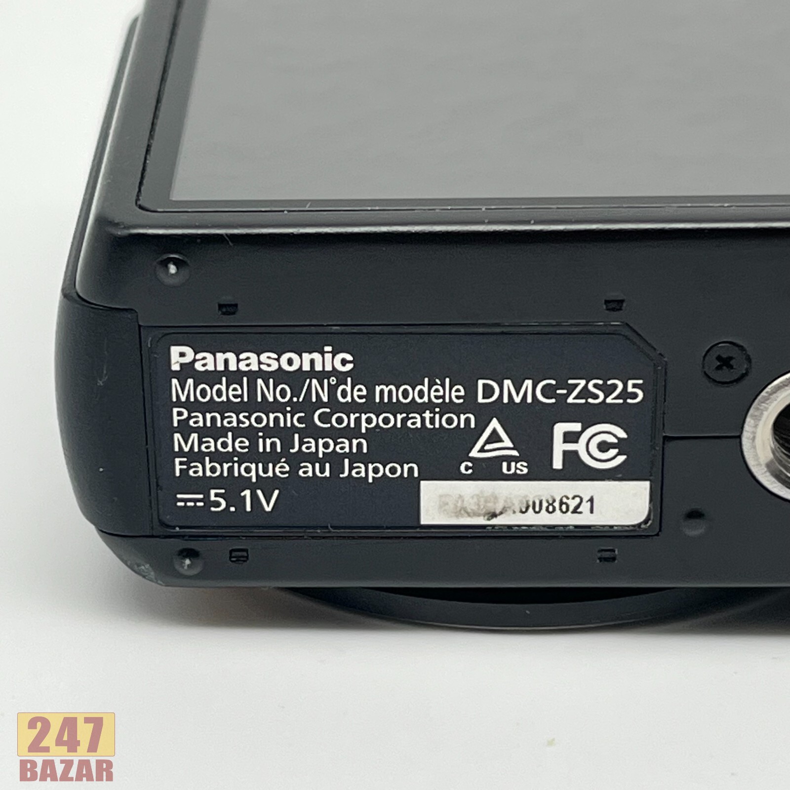 Panasonic LUMIX DMC-ZS25 16.1 MP Digital Camera Only - Black - Untested - AS IS!