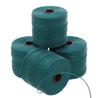 S-lon, Tex 210, Green Blue, Nylon Cord, .5mm, 77 yards/70.4 meters, (slon26)
