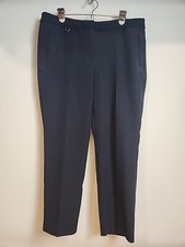 Adrianna Papell Dress Pants Kate Stretch Crop Sz 14 Trousers Business Navy NWT