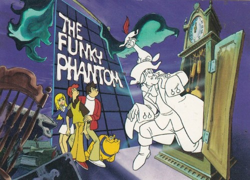 1994 CARDZ HANNA- BARBERA PRODUCTION THE FUNKY PHANTOM #18 CARD