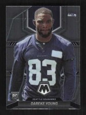 Dareke Young RC 2022 Panini Mosaic   Seattle Seahawks #349