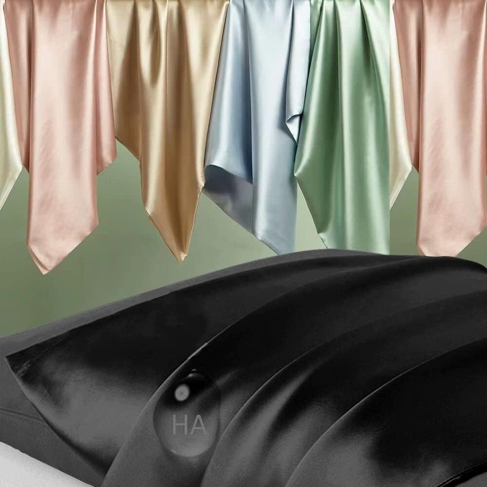 Silk Pillowcase for Hair and Skin, Mulberry Silk Pillow Cases Standard
