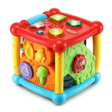 VTech Busy Learners Activity Cube Multicolor Toddler Learning Toy 6 Months to...