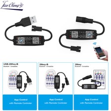 WS2812B LED Strip RF Bluetooth-compatible APP Music Controller 28key Remote