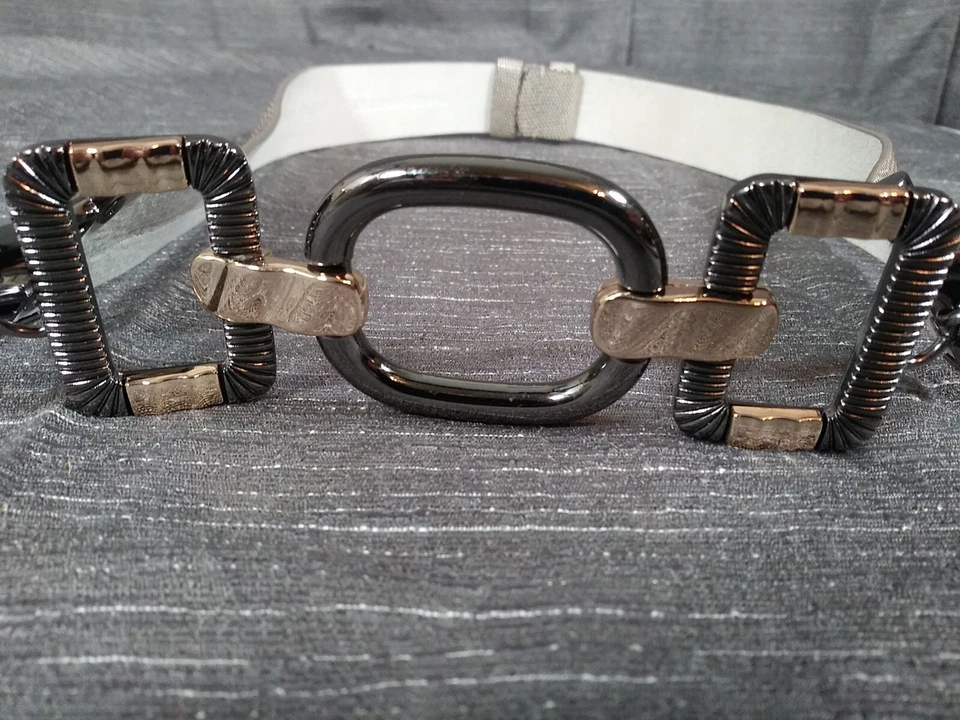 Cinturón Chicos 2 Mediano Mujer Cuero Estampado Animal Hebilla Marrón Foto 4 de 4