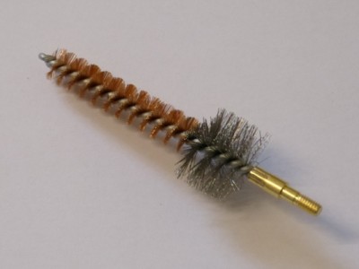 Patronenlagerbürste Bronze - Kammer Bürste - Chamber brush - Waffenreinigung 