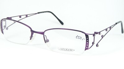 Ogami BUDO COL.4 Lila Brille Brillengestell W/Kristalle 52-18-130mm Italien