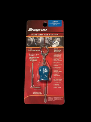 Snap On Snap-On Mini Grip Key Holder ADV13 Keychain Blue Vintage