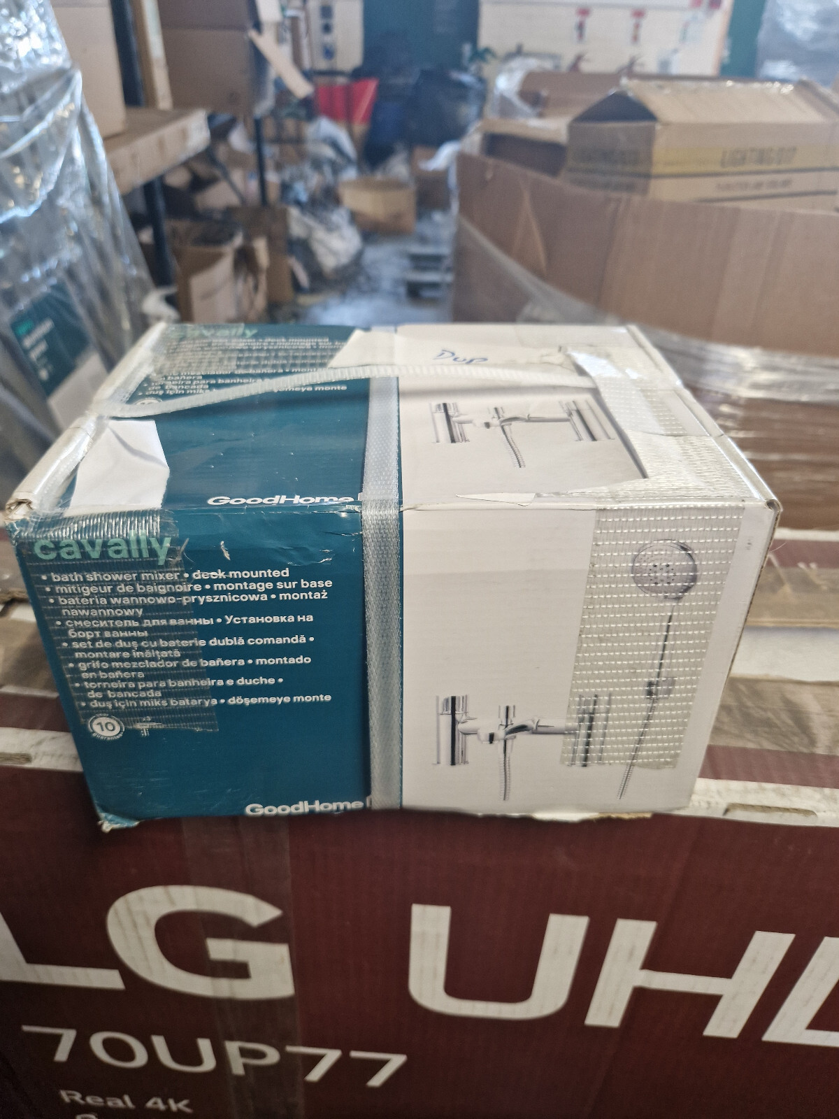 GoodHome Cavally Chrome effect Bath Shower Mixer Tap eBay