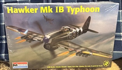 New Monogram Hawker Mk IB Typhoon Model Airplane Kit 1:48 Factory Sealed 85-5258