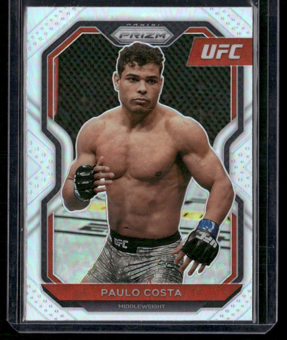 2021 Panini Prizm UFC #69 Paulo Costa Silver Prizms