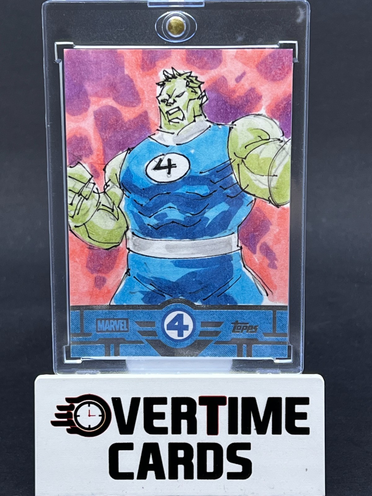 2026 Topps Finest Fantastic Four DMN Don Mark Noceda Hulk Sketch 1/1